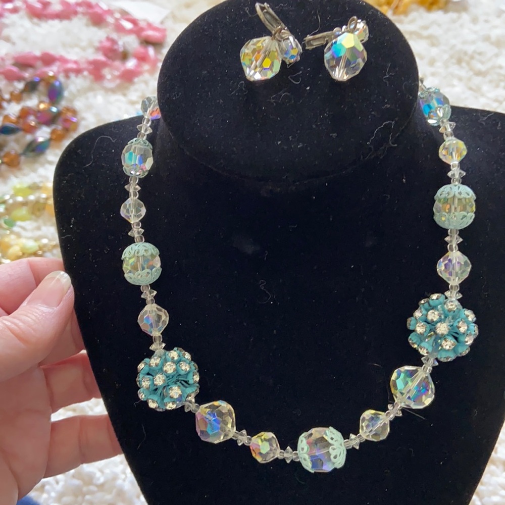 Vintage Necklace and Earrings
